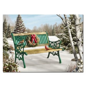 MGC5054 - Holiday Greeting Card - Winter in the Park