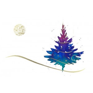 MGC5057 - Holiday Greeting Card - Dancing Tree