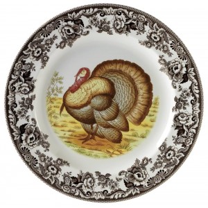 Spode10 - Spode Woodland Turkey Dinner Plate 10.5" (1pcs)