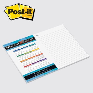 Post-it® Custom Printed Notes Full Color Program — 6" x 8"