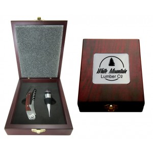 MGC1055 - Kirschler Rosewood Corkscrew & Winestopper Set