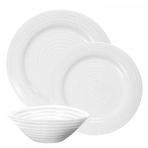 Port12 - Portmeirion Sophie Conran - White Dinnerware (12 Pcs)