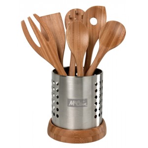 MGC9512 - 6 Pc Bamboo Utensil Set