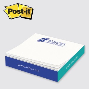 Post-it® Custom Printed Notes Slim-Cube — C2100 2-3/4" x 2-3/4" x 1/2"